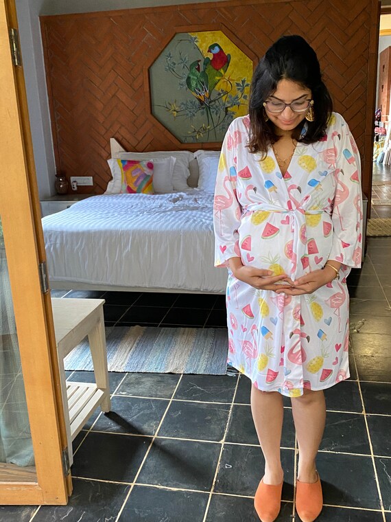 Summer Delights Maternity Robe Softest 