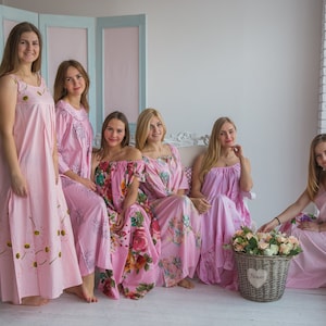 Long Light Pink Nighties for every woman who loves a comfortable sleep