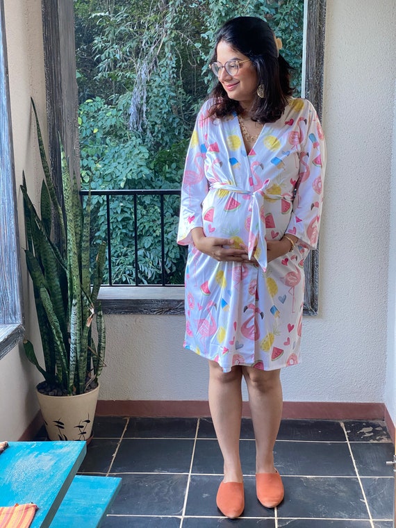 Summer Delights Maternity Robe Softest 