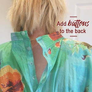 Add buttons to the back image 1