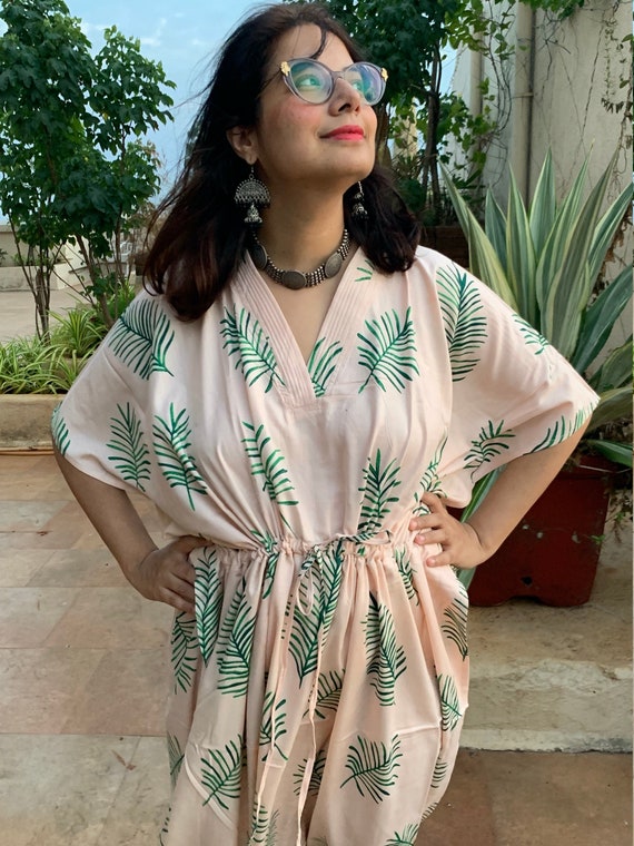 Tropical Delight Caftan Softest Rayon Free Flowing Kaftan Dress Perfect as  House Dress, Lounge Wear, Beachwear, Mumu, Palm Leaves Caftan - Etsy Israel