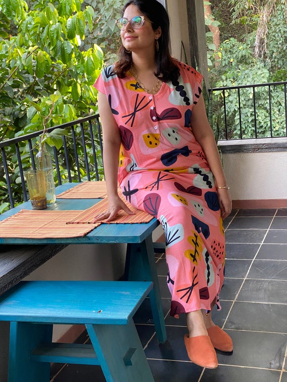 pink lounge dress Plus Size Summer Lounge Dresses