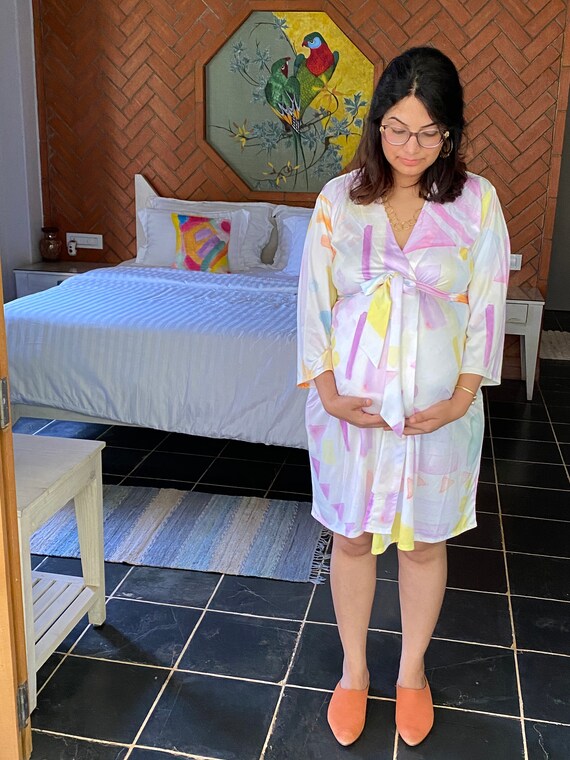 Many Paths Maternity Robe Softest 