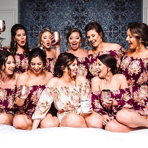 alternative bridesmaid getting ready outfit