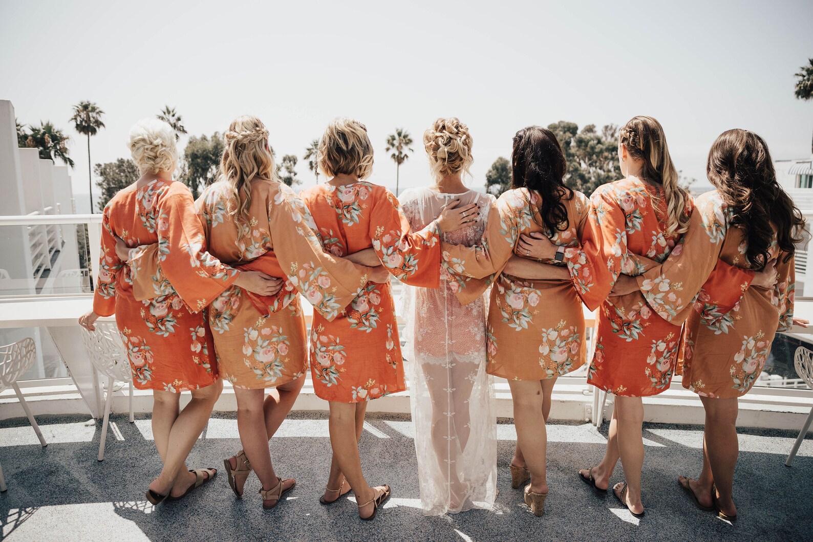 Robes in Your Wedding Colors - Rust and Copper - Premium Bridesmaids ...