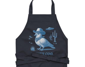 カウボーイピジョンエプロン – 面白い「That's Coo」ウエスタンバード