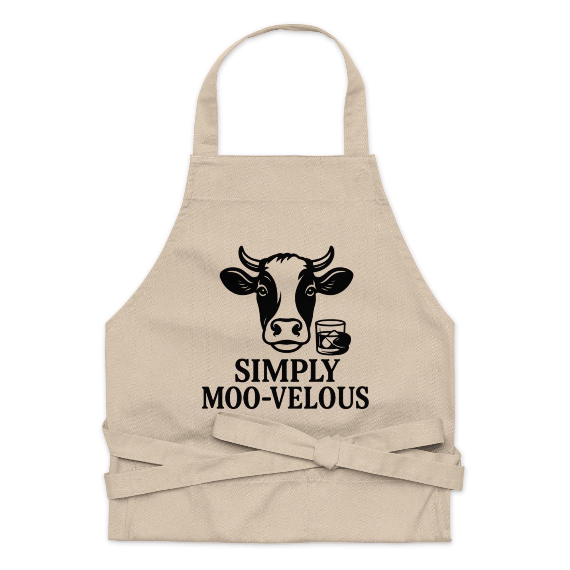 Moslion Funny Cow Apron,Milk Cow On Grass Dairy India