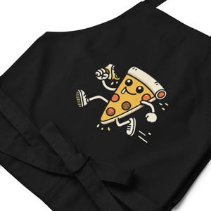 Funny Pizza Apron | Cute Food Apron | Chef Cooking Apron | Pizza Lover Apron | Kitchen Apron | Grilling Apron | Gift for Foodie | Adjustable