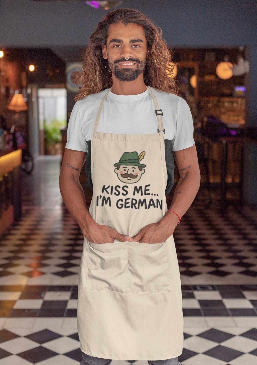 2x Oktoberfest Schürzen Set - Lustige Bayerische Grillschürzen Für Paare