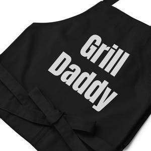 Grill daddy apron funny barbecue gift for men who love cooking meat with fire perfect chef apron for dad backyard bbq king grilling wear