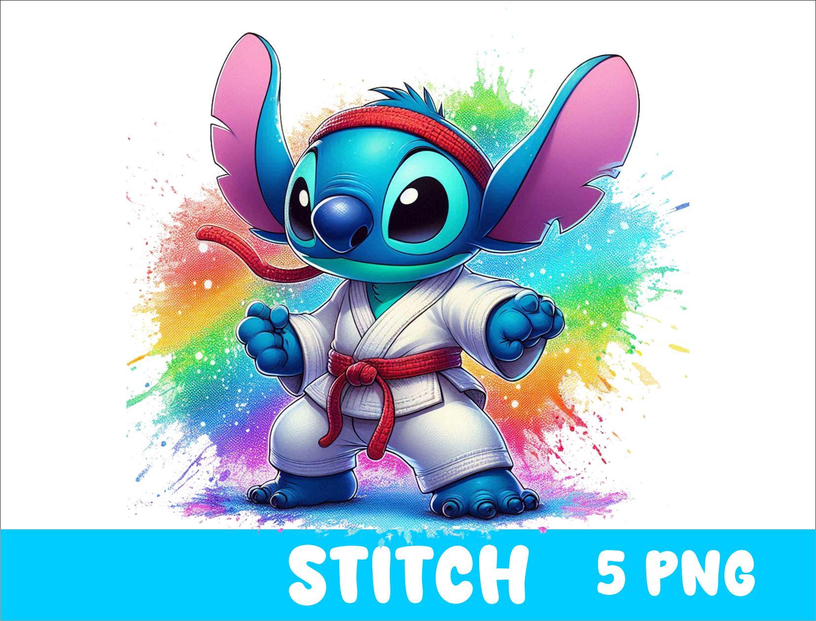 5 PNG Karate Stitch Png Stitch Splash and Watercolor Png Karate Stitch ...