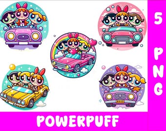 5 PNG Powerpuff Girl Png Character,Powerpuff Girl Png Funny  Powerpuff Png, 5 Png, Funny Movies,splash,watercolour