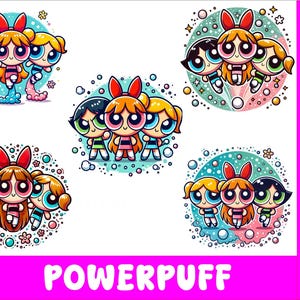 5 PNG Powerpuff Girl Png Character,Powerpuff Girl Png Funny  Powerpuff Png, 5 Png, Funny Movies,splash,watercolour