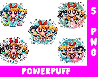 5 PNG Powerpuff Girl Png Character,Powerpuff Girl Png Funny  Powerpuff Png, 5 Png, Funny Movies,splash,watercolour