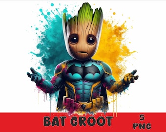 Bat Superhero Stitch 5 PNG Bat Superhero Splash and Watercolor Png Hero  Transparent PNG file for Sublimation