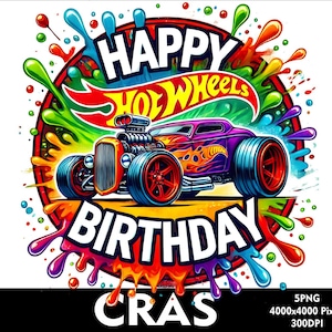 5 PNG Happy Bırthday Cars Png Splash und Aquarell Png Cars Transparente PNG Datei für Sublimation