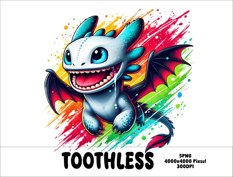 5 PNG Night Fury Png Splash and Watercolor Png Toothless Transparent ...