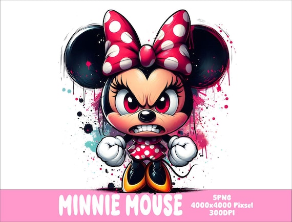Minnie Mouse Angry Face