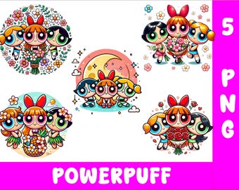 5 PNG Powerpuff Girl Png Character,Powerpuff Girl Png Funny  Powerpuff Png, 5 Png, Funny Movies,splash,watercolour