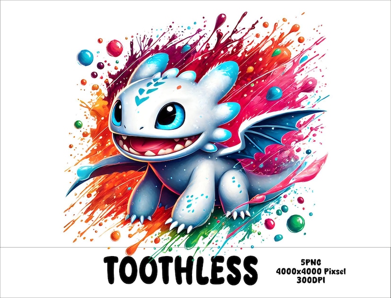 5 PNG Night Fury Png Splash and Watercolor Png Toothless Transparent ...