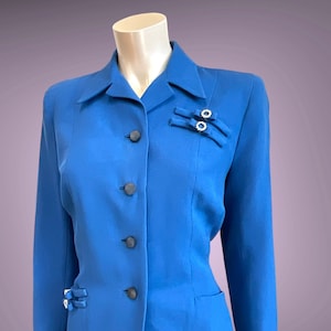1940’s Royal Blue Jacket 36/38” bust 32” waist.