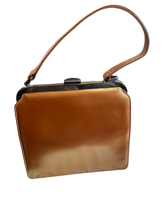 1960’s Pearlescent Leather  Kelly Bag Handbag by … - image 2