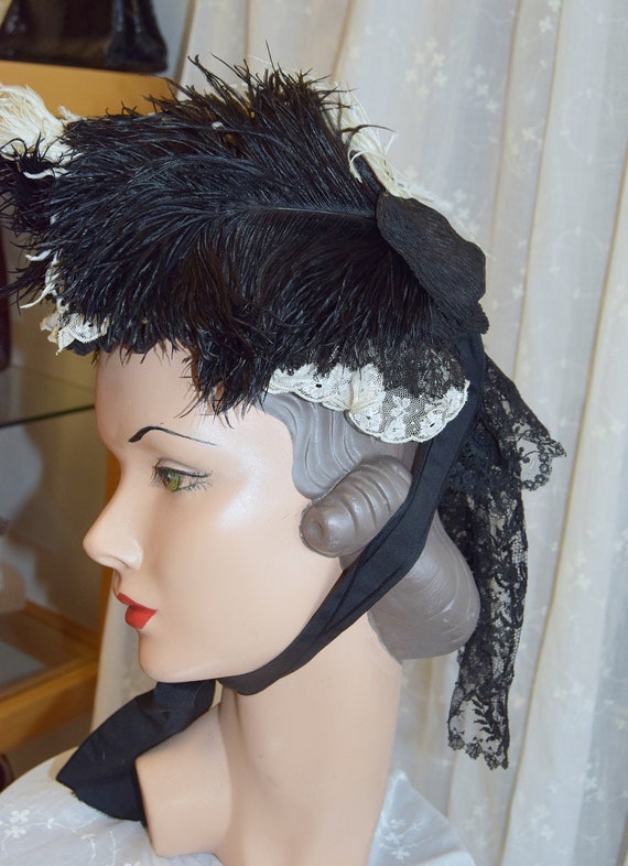 Victorian Silk Bonnet circa 1880's