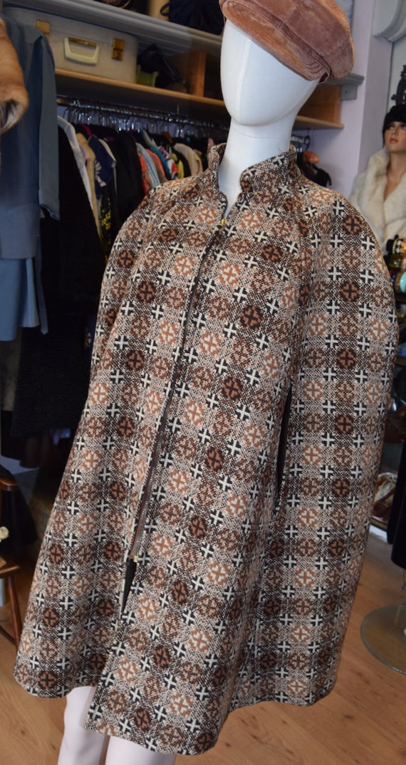 1960's Welsh Tapestry Cape