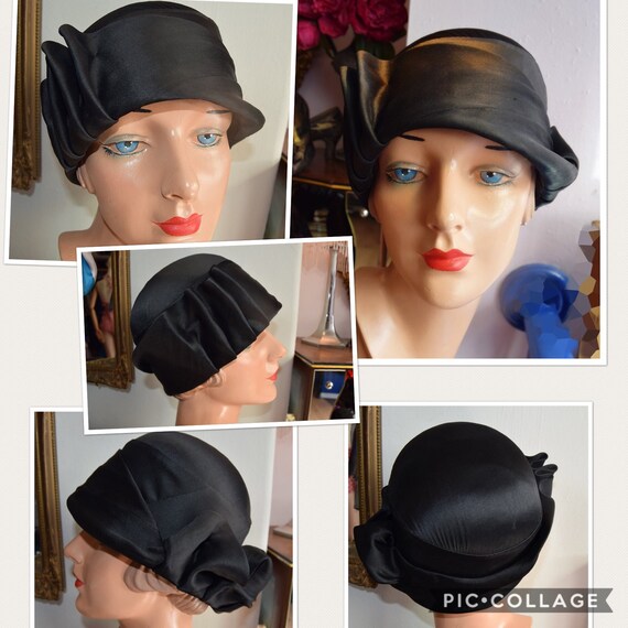1920's Satin Cloche