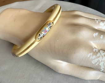 1920’s Hand Tinted Celluloid Arm Bangle
