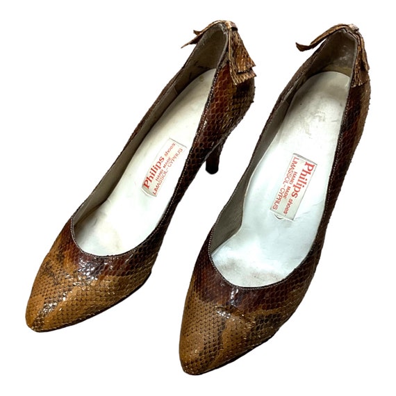 Schoenen slangenleer clearance