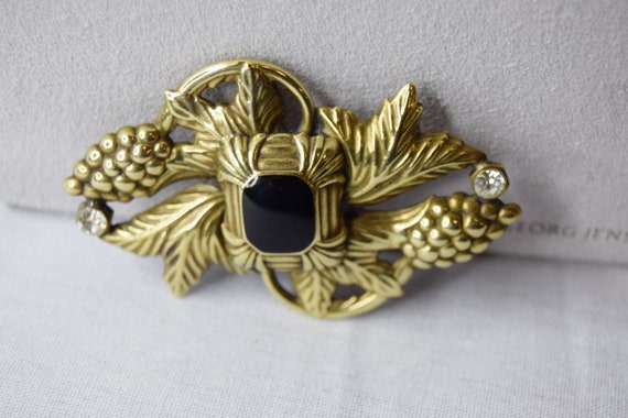 Broche Disque En Argent Sterling Années 1930/1940 - Motifs Judéo-andalou - Occasion Vintage