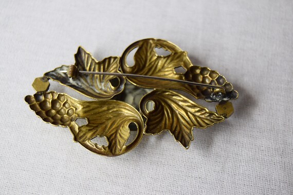 BROCHE ARGENT STERLING - Motifs Judéo-andalou Des Années 30/40 - Vintage