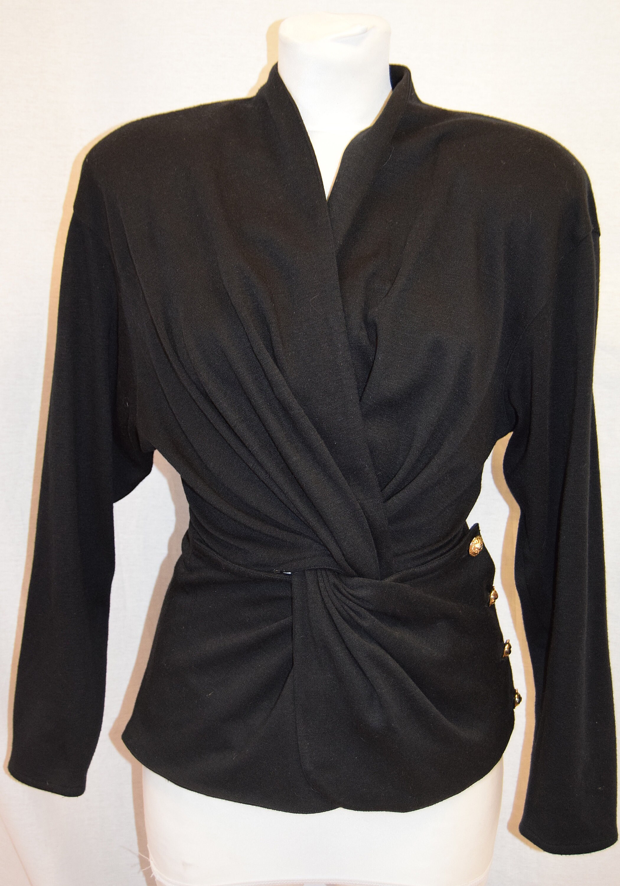 Image of S Frank Usher Wrap Top - Bust