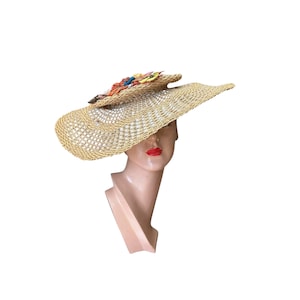 1930s Cartwheel Hat - Etsy display picture 2