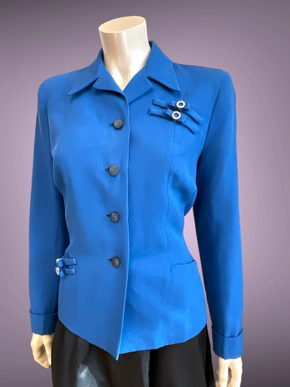 1940’s Royal Blue Jacket 36/38” bust 32” waist.