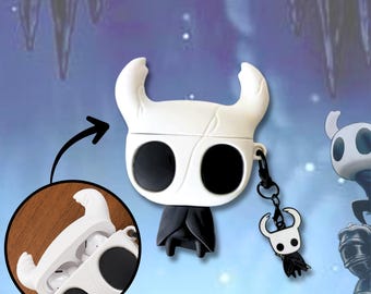 Hollow Knight Inspired AirPods Case, Zote Silicone Earbuds Cover, Anime Lover Gift