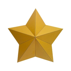 Star printable 3D DIY Paper toy