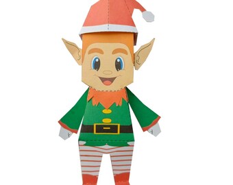Elf printable 3D DIY Paper toy