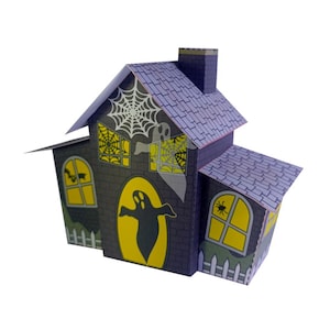 Halloween Haunted House  printable 3D DIY Paper toy