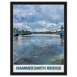Hammersmith Bridge Print (London, W6)