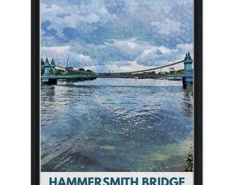Hammersmith Bridge-print (Londen, W6)