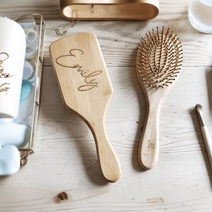 Custom Bristle Brush, Hair Comb, Hair Brush, Wedding Gift, Wedding Favours