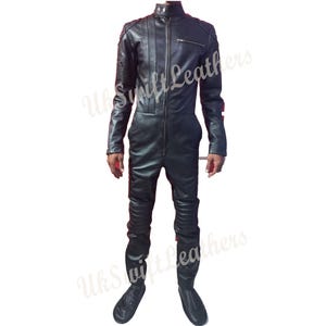 Leather jumpsuit men - Etsy 日本