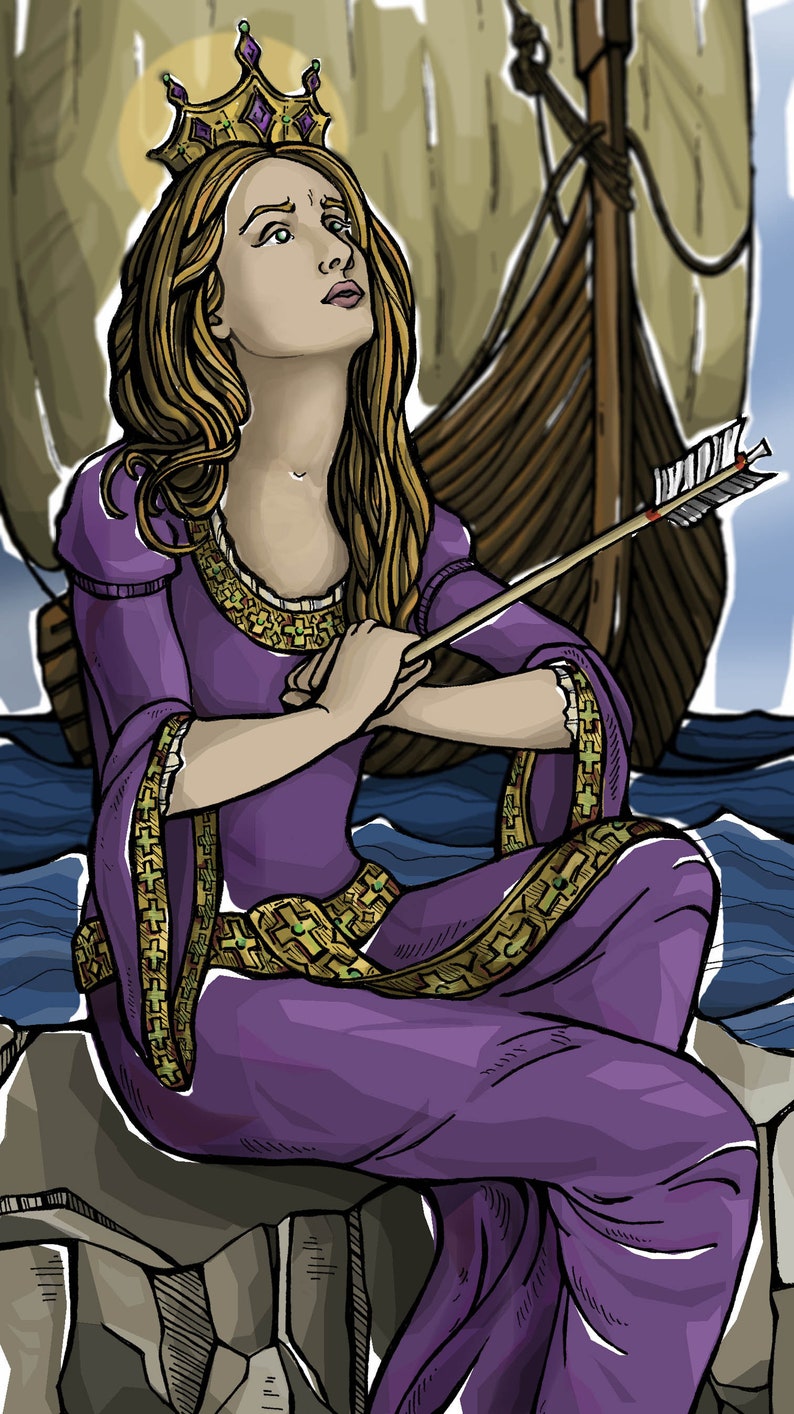 St. Ursula Prayer Card image 0