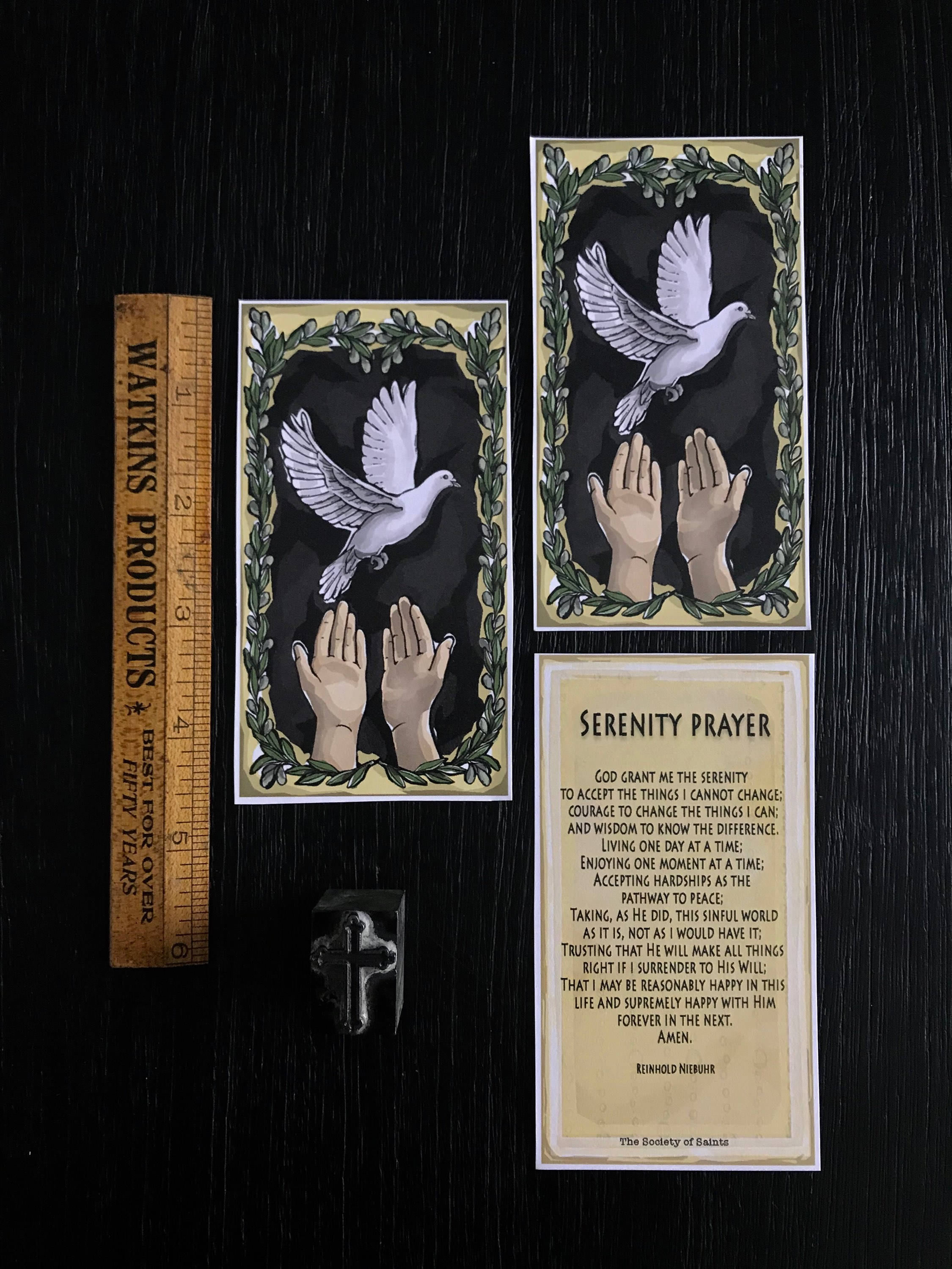 serenity prayer card