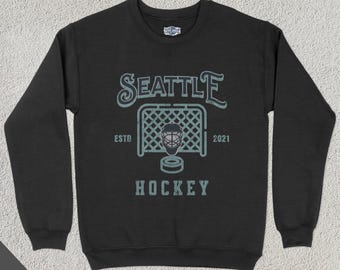 Vintage Los Angeles Hockeyschläger, Amerikanisches Sport-Sweatshirt, US-Sportbekleidung, Hockey-Fangeschenk, Hockeykleidung, Vintage-Pullover, Kraken