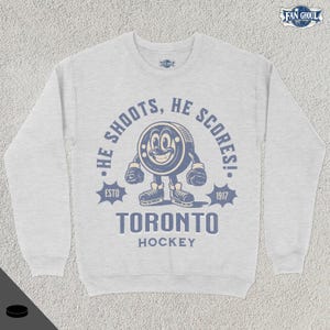 Retro Toronto Hockey Sweatshirt, Vintage 70er Jahre Maskottchen Rundhalsausschnitt, Sportpullover, Hockey Fan Geschenk, Hockeyspieler Bekleidung, 80er Jahre Leaf Merch