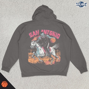 San Antonio Basketball Hoodie, American Sports Sweater, America Sports Clothing, Basketball Fan Gift, Basketball Lover Apparel, Vintage Spur
