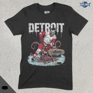 Detroit Hockey Shirt, American Team Sports Tee, America Sports Clothing, Hockey Fan Gift, Hockey Lover, Vintage Hockey Merch, Red Wing